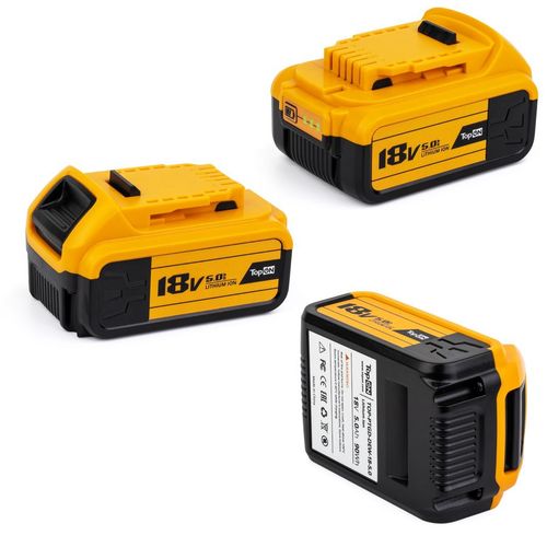 Батарея аккумуляторная для DeWalt TopON TOP-PTGD-DEW-18-5.0, 18В, 5Ач, Li-Ion [103238]
