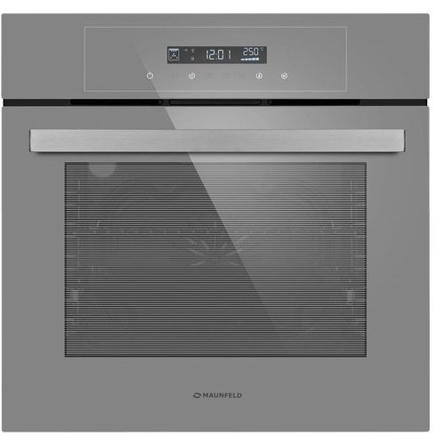 Духовой шкаф электрический MAUNFELD AEOD6063G2, 60л, дверца с 3 стеклами, серый