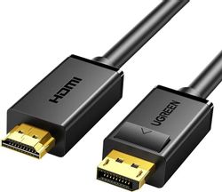 Кабель аудио-видео UGREEN DP101,  DisplayPort (m) -  HDMI (m),  2м
