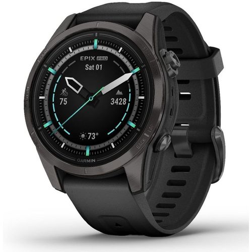 Смарт-часы Garmin Epix Pro Gen 2 Sapphire, 30.4мм, 1.2", черный