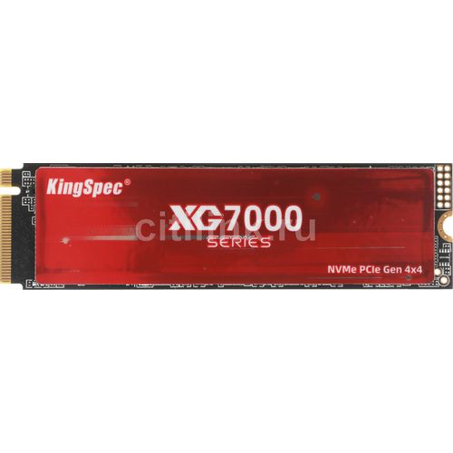 512ГБ SSD накопитель KINGSPEC XG7000 XG7000-512 M.2 2280, PCIe 4.0 x4, NVMe, M.2