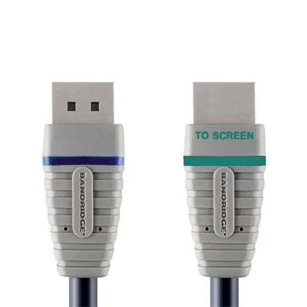 Кабель Display Port Bandridge BCL2702, DisplayPort (m) - HDMI (m), 2м