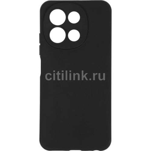 Чехол (клип-кейс) BORASCO Silicone Case, для Tecno Spark 30 5G, черный [73877]