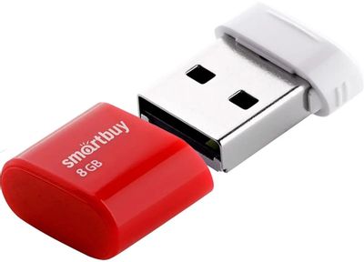 Флешка USB SMARTBUY Lara 8ГБ, USB2.0, красный [sb8gblara-r] – купить в ...