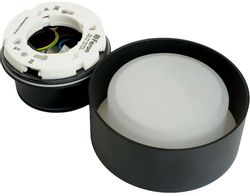 Спот FERON HL367, 12Вт, патрон GX53 х 1шт, накладной, на потолок, черный