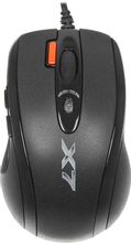 Мышь A4TECH XL-750MK, игровая, лазерная, проводная, USB, черный [xl ...