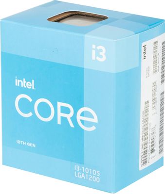 Процессор Intel Core i3 10105, LGA 1200,  BOX [bx8070110105   s rh3p]