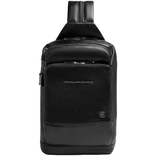 Рюкзак слинг Piquadro Philip CA6790W136/N черный натуральная кожа