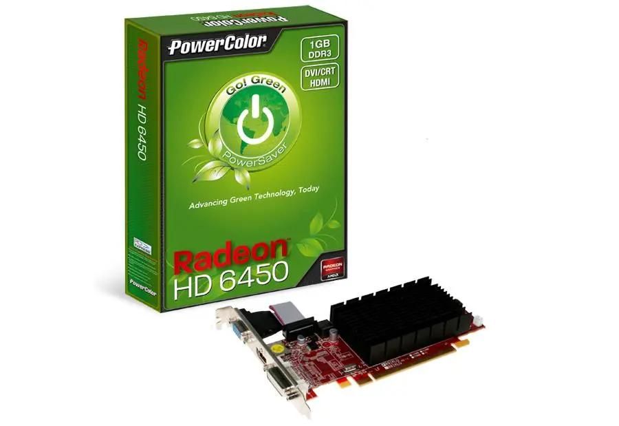PowerColor AMD Radeon HD 6450 1 DDR3 oem ax6450 1gbk3 she 795665