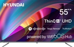 Изображение товара 55" Телевизор Hyundai H-LED55BU7100 4K Ultra HD, СМАРТ ТВ, WebOS, серый