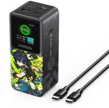 Изображение товара Внешний аккумулятор UGREEN PB721 20000 мАч, 2x USB-C, дисплей,  Sorte граффити