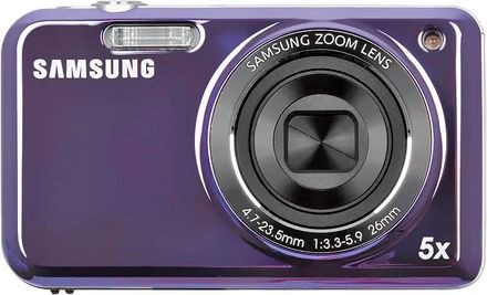 Цифровой компактный фотоаппарат Samsung PL-120ZFPL, фиолетовый