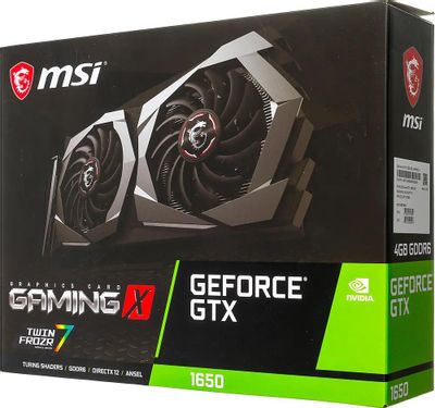 MSI NVIDIA GeForce GTX 1650 GTX 1650 D6 GAMING X 4