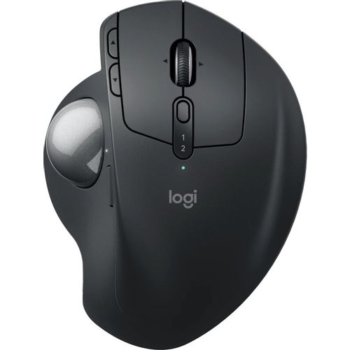 Трекбол беспроводная Logitech Trackball MX Ergo S, Bluetooth/Радио, оптическая, USB, 2048dpi, графитовый [910-007261]