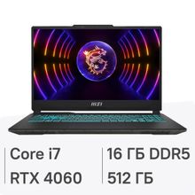 Изображение товара Игровой ноутбук MSI Cyborg 15 A12VF-1215XRU с Intel Core i7 и RTX 4060