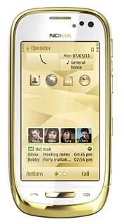 Смартфон Nokia ORO, белый / золотистый