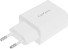 Изображение товара Сетевое зарядное устройство XENIUM X252 25Вт USB-A USB-C белое