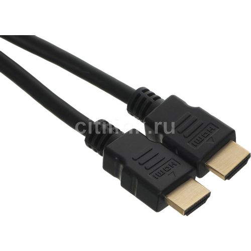 Кабель аудио-видео WH-111, HDMI (m) - HDMI (m), 2м, GOLD, черный [9781]