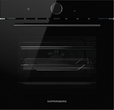 Духовой шкаф электрический KUPPERSBERG High-Tech HT 617 B, 72л, дверца с 3 стеклами, черный