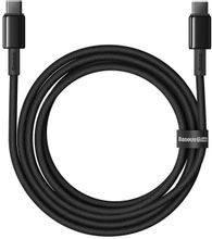 Изображение товара Кабель BASEUS CATWJ-01, USB Type-C (m) - USB Type-C (m), 1м, черный Изображение товара Кабель BASEUS CATWJ-01, USB Type-C (m) - USB Type-C (m), 1м, черный