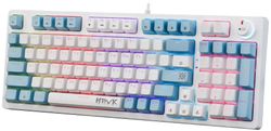 Клавиатура Defender Hawk GK-418, проводная, механическая, белый