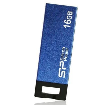 Флешка USB Silicon Power Touch 835 16ГБ, USB2.0, синий [sp016gbuf2835v1b]