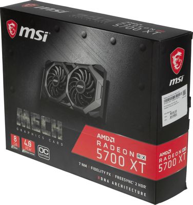 MSI AMD Radeon RX 5700XT RX 5700 XT MECH OC 8 GDDR6 OC Ret 1169770