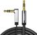 Изображение товара Кабель аудио UGREEN AV119,  Jack 3.5 (m) -  Jack 3.5 (m)  (Г-образный),  2м, ф/фильтр,  черный [10599]