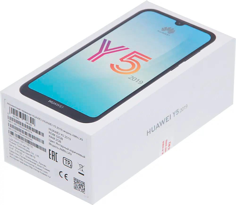 Обзор товара смартфон Huawei Y5 (2019) 32Gb, коричневый (1147469) в  интернет-магазине СИТИЛИНК