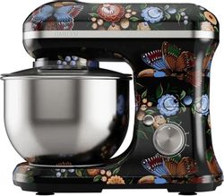 Миксер планетарный GARLYN Flower Grace S-700, 1200Вт, черный/стальной