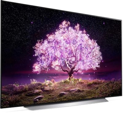 78" Телевизор LG OLED77C1RLA.ADGG, OLED, 4K Ultra HD, темно-серый ...