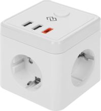 Умная розетка Digma DiPlug Cube 1 EU Wi-Fi белый