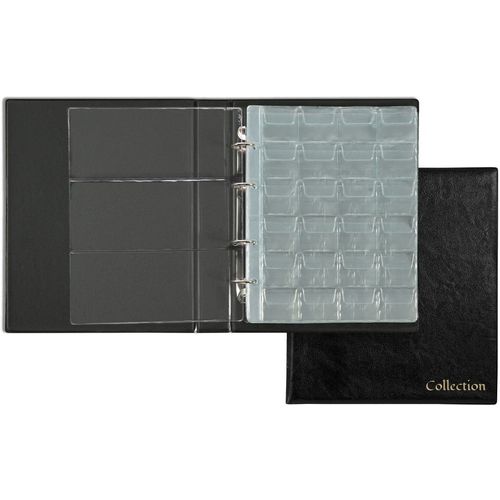 Папка на кольцах Silwerhof Create 4шт колец, D-образные , ПВХ, 0.6мм, черный