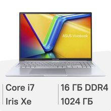Изображение товара Ноутбук ASUS VivoBook 16 X1605VA-MB2103 16 IPS Core i7 16ГБ 1ТБ SSD без ОС