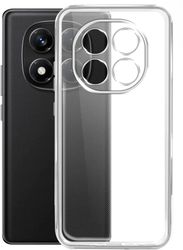 Чехол (клип-кейс) BORASCO Silicone Case, для Xiaomi Redmi Note 14 Pro + 5G, прозрачный