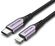 Изображение товара Кабель VENTION TACVF,  Lightning (m) -  USB Type-C (m),  1м,  MFI,  черный / фиолетовый