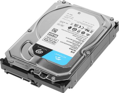 Жесткий диск Seagate Skyhawk ST8000VX010, 8ТБ, HDD, SATA III, 3.5 ...