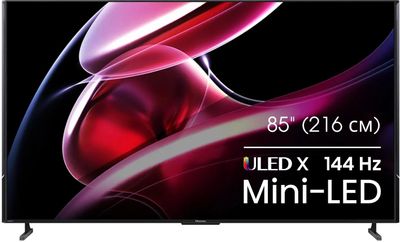 55 Телевизор Hisense 55A6K, DLED, 4K Ultra HD, черный, СМАРТ ТВ, VIDAA –  купить в Ситилинк