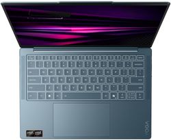 Ноутбук Lenovo Yoga Slim7 14AGP11, 14", OLED, AMD Ryzen AI 5 430, 4-ядерный, 16ГБ LPDDR5x, 512ГБ SSD, AMD Radeon 840M, бирюзовый