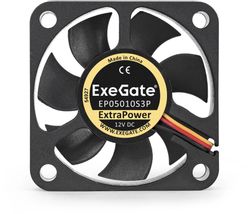 Вентилятор EXEGATE EX283367RUS 50мм, 3-pin, черный