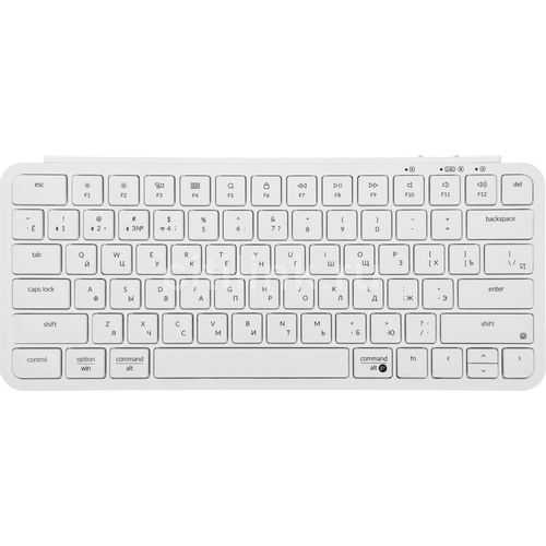 Клавиатура KEYCHRON B1P-K8, беспроводная, USB, Bluetooth/Радиоканал, ножничная, белый
