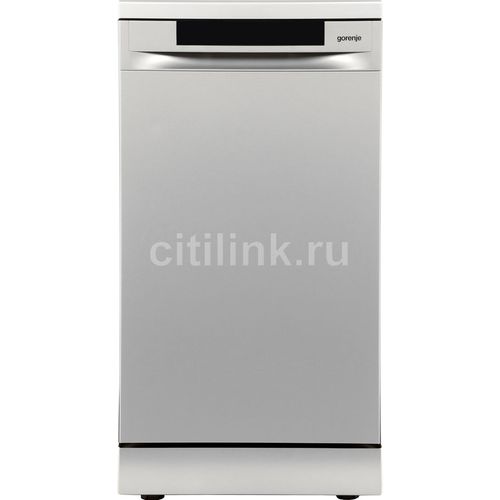 Посудомоечная машина Gorenje GS541D10X (Инвертор-3), узкая, напольная, 44.8см, загрузка 11 комплектов, нержавеющая сталь