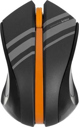 Мышь беспроводная A4Tech V-Track G7-310N-1, радио, оптическая, USB, 2000dpi, черный и оранжевый