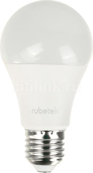 Умная лампа Rubetek RL-3101 E27 белая 10Вт 800lm
