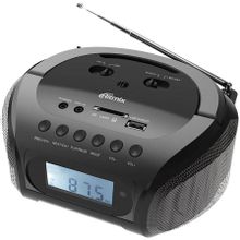 Аудиомагнитола Ritmix RBB-020BT, черный – купить в Ситилинк | 1781340