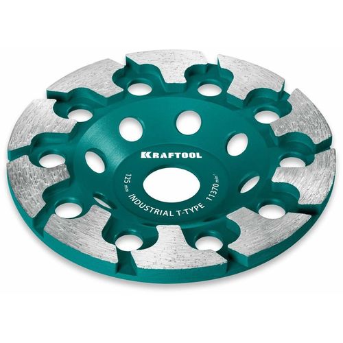 Чашка Kraftool T-Type, по бетону, кирпичу, камню, плитке [33446-125]