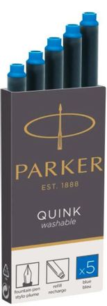 Картридж Parker Z11 цвет чернил: синий, для ручек перьевых (5шт) [1950383]