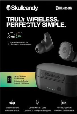 Skullcandy sesh true wireless black hot sale