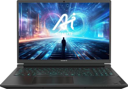 Ноутбук игровой Gigabyte G6X, 16", 2024, IPS, Intel Core i7 13650HX 2.6ГГц, 14-ядерный, 16ГБ DDR5, 1ТБ SSD,  NVIDIA GeForce  RTX 4060 для ноутбуков - 8 ГБ, TGP 105Вт, FreeDOS,  серый [9kg-43kz854sd]