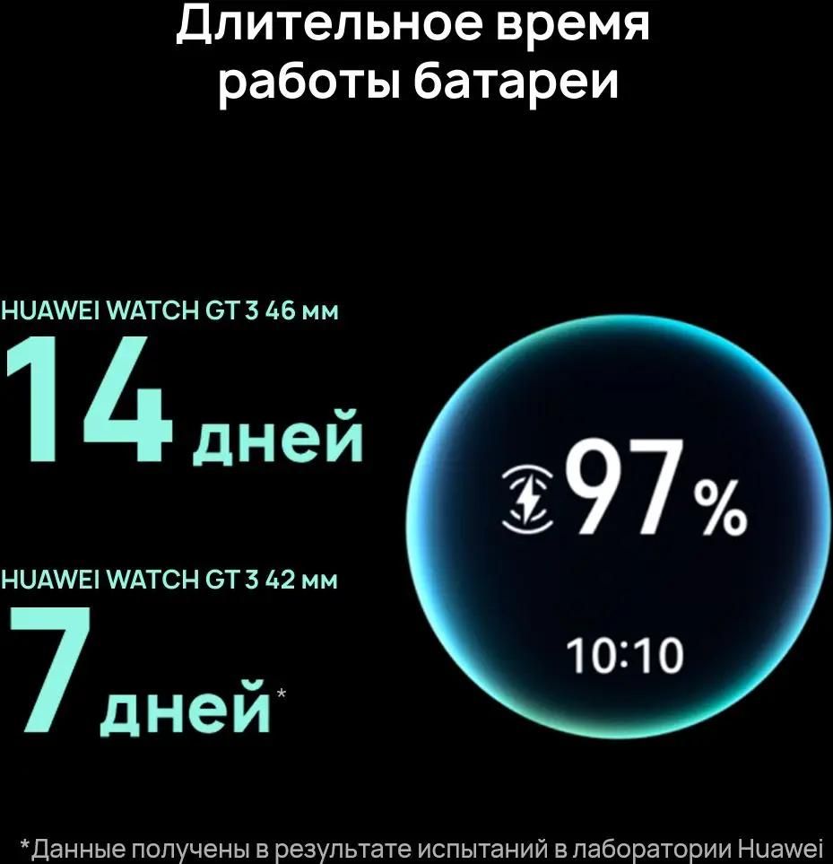 Ответы на вопросы о товаре смарт-часы Huawei Watch GT 3 46мм, 1.43, черный  / черный [55028464] (1634501) в интернет-магазине СИТИЛИНК